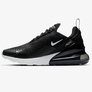 Nike Air Max 270 Black White Athletic Shoes